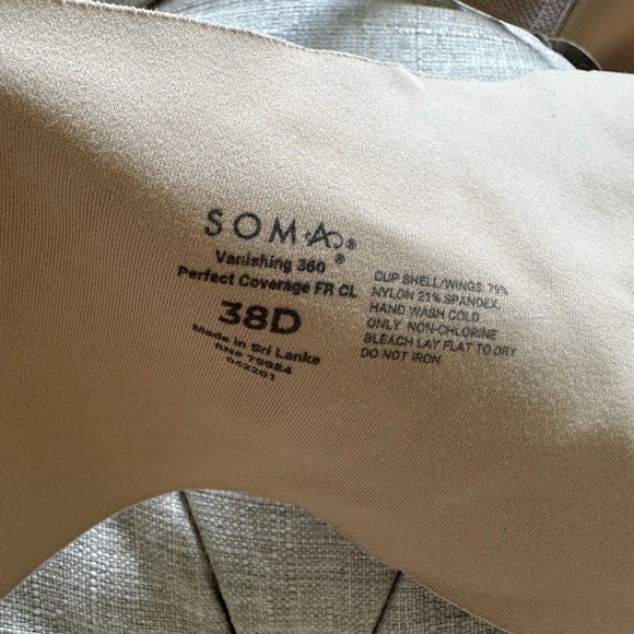 Soma Tan Women's Bra - Picture 3 of 3